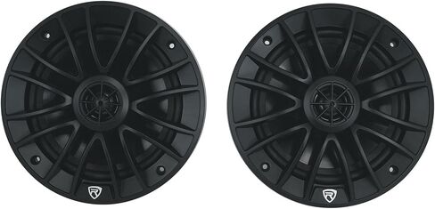 مكبرات صوت Rockville RM-PREMIUM-65 باللون الأسود مقاس 6.5 بوصة للقوارب البحرية، 600 وات الذروة/150 وات RMS، 4 أوم، صوت واضح، تصميم مقاوم للماء، معالجة عالية الطاقة للقوارب والمركبات الخارجية، 4 قطع in Saudi Arabia