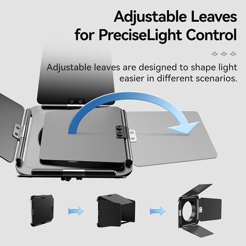 Ulanzi 40W Pro Video Light and Four-Leaf Light Baffle in Saudi Arabia