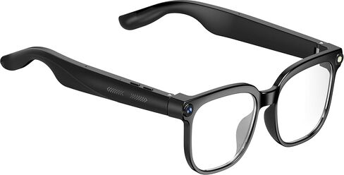 CJkao Smart Glasses with Camera, Bluetooth Music & Call, 800W HD Camera Glasses, 1080P Video Recording, Built-in ChatGPT Voice Assistant Control for Men Women(White) in Saudi Arabia
