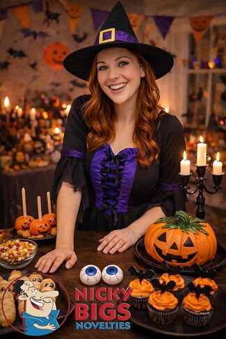 Nicky Bigs Novelties مزيفة متحركة مقل العيون الزرقاء الأزرق الجاذبية عيون وضعت Spooky هالوين cosplay الدعامة ، كبيرة in Saudi Arabia