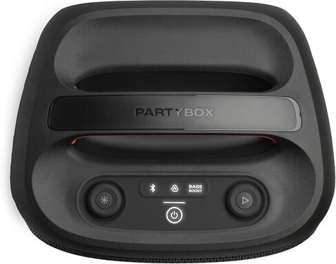 JBL PartyBox Encore Essential 2 - مكبر صوت محمول للحفلات يعمل بالبطارية مع تعزيز صوت AI، ما يصل إلى 15 ساعة من وقت التشغيل، IPX4 Splash Proof، واتصال متعدد السماعات من Auracast (أسود) (متجدد) in Saudi Arabia