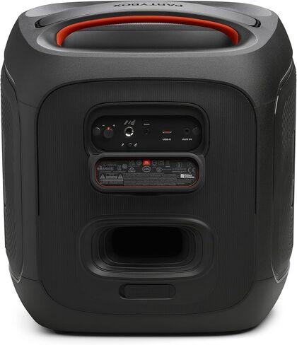 JBL PartyBox Encore Essential 2 - مكبر صوت محمول للحفلات يعمل بالبطارية مع تعزيز صوت AI، ما يصل إلى 15 ساعة من وقت التشغيل، IPX4 Splash Proof، واتصال متعدد السماعات من Auracast (أسود) (متجدد) in Saudi Arabia