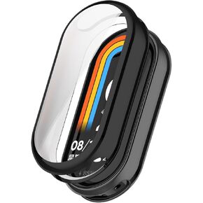 متوافق مع غطاء حماية Xiaomi Band 10، غطاء حماية كامل من مادة TPU متوافق مع Xiaomi Band 10/9 (أسود) in Kuwait