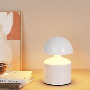 Cordless Touch Table Lamp, 2500mAh Battery Operated Lamp with 3 Color Stepless Dimming, Rechargeable Bedside Lamp for Bedroom, Office, Nightstand, Bar, Party, Gold in Saudi Arabia