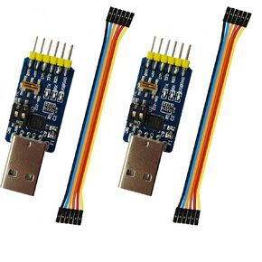 2 قطعة CP2102 6 في 1 وحدة المنفذ التسلسلي USB متعددة الوظائف 6 دبابيس USB إلى TTL UART 232 485 منفذ مع سلك أنثى 20 سنتيمتر in Kuwait