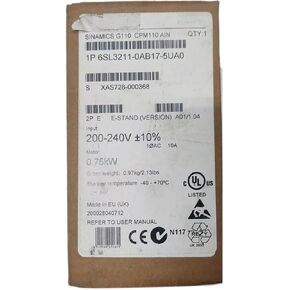 معجل 6SL3211-0AB17-5UA0 جديد ومختوم في الصندوق 6SL32110AB175UA0 ضمان لمدة سنة واحدة 6SL3211-0AB17-5UA0 سريع in Kuwait