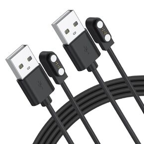 Vancle 2 Pack VeryFit Smartwatch Charger Cable, Magnetic USB Charging Cable for Veryfit Smart Watch ID205L, ID205U, IDW28, ID207, IDW13, IDW15, IDW19, ID208 Plus, ID208BT, ID206 and More in Saudi Arabia