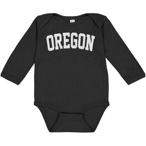 Oregon College Style Long Sleeve Baby Infant Bodysuit in Saudi Arabia