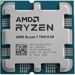 AMD Ryzen 7 7800X3D R7 7800X3D 5.0 GHz 8-Core 16-Thread CPU Processor 5NM 96M 100-100000910 Socket AM5 Tray Without Cooler, ZL666 in Kuwait
