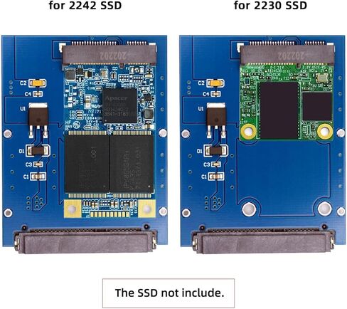 Slim Type 50Pin mSATA 3050 SSD 5x3cm to 2.5" SATA 3.0 22Pin Disk Adapter 6Gbps PCBA in Saudi Arabia
