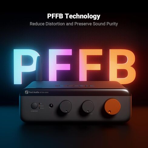Fosi Audio BT20A MAX مضخم طاقة ستيريو، 300 وات × 2 مضخم صوت هاي فاي مع تقنية PFFB + كابل Fosi Audio 2RCA إلى 2RCA بطول 3.9 قدم، مطلي بالذهب 2 RCA ذكر إلى 2 RCA in Kuwait