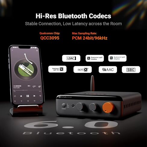 Fosi Audio BT20A MAX مضخم طاقة ستيريو، 300 وات × 2 مضخم صوت هاي فاي مع تقنية PFFB + كابل Fosi Audio 2RCA إلى 2RCA بطول 3.9 قدم، مطلي بالذهب 2 RCA ذكر إلى 2 RCA in Kuwait