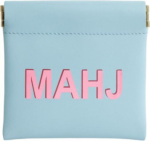 Mahjong Dice Bags 3.8 x 3.9 in PU Squeeze Mahjong Pouch Mini Dice Coin Tiles Purse for Board Game Party Travel (Pink,1 Pcs) in Saudi Arabia
