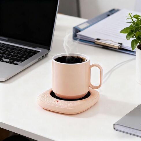 USB Powered Heated Cup Warmer with Touch Control 2 Temperature Settings Automatic Shutoff Design for Coffee Cup Energy Efficient USB Powered in Saudi Arabia