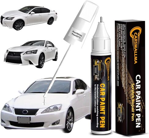 1J4 طلاء معدني ببطانة فضية للسيارة لكزس، مجموعة أقلام إصلاح الخدوش لطلاء السيارة دقيقة اللون، سريعة وسهلة الإصلاح لرقائق السيارة وخدوش السيارات in Kuwait