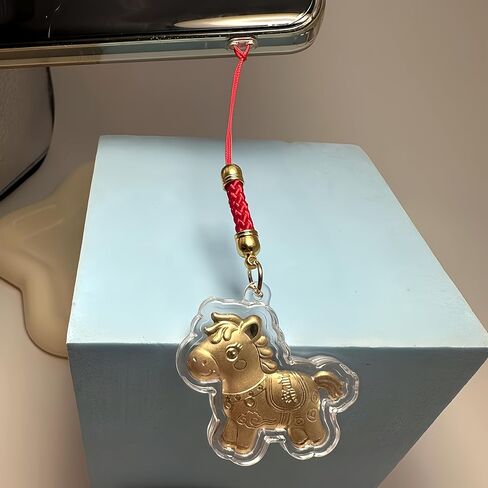 1-Piece Pony Phone Charm, 2026 Year of the Horse Lucky Pendant, Decoration, Cute Accessory in Saudi Arabia