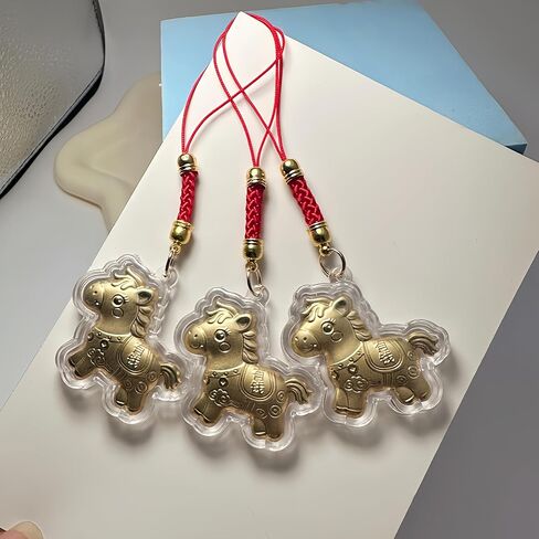 1-Piece Pony Phone Charm, 2026 Year of the Horse Lucky Pendant, Decoration, Cute Accessory in Saudi Arabia