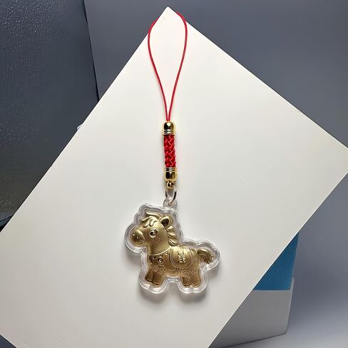 1-Piece Pony Phone Charm, 2026 Year of the Horse Lucky Pendant, Decoration, Cute Accessory in Saudi Arabia