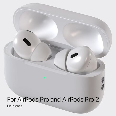 أطراف أذن بديلة من إسفنج الذاكرة AirFoams Pro Active Ultra V10.0 لأجهزة AirPods Pro 1 و2 - درع سيليكون ناعم، ملاءمة آمنة ومريحة، إلغاء الضوضاء، استبدال مدى الحياة (3 أزواج - S/M/L) in Kuwait