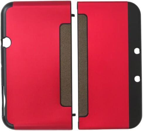 Red Aluminum + Plastic Protector Case Cover Protective Hard Shell Skin for NES New 3DS XL LL (2015 Model) ONLY in Saudi Arabia