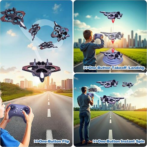 طائرة رغوية تعمل بالتحكم عن بعد، طائرات تحكم عن بعد مع أضواء LED طائرة مقاتلة للرحلات الليلية في الهواء الطلق بزاوية 360 درجة لعبة طائرة بدون طيار للبالغين المبتدئين in Kuwait