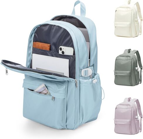 School Backpack for Teen Girls Lightweight College Backpack Women Travel Backpacks Waterproof High School Bookbag for Men Classic Casual Daypacks(Purple) in Saudi Arabia