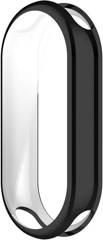 متوافق مع غطاء حماية Xiaomi Band 10، غطاء حماية كامل من مادة TPU متوافق مع Xiaomi Band 10/9 (أسود) in Kuwait