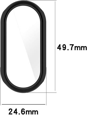 متوافق مع غطاء حماية Xiaomi Band 10، غطاء حماية كامل من مادة TPU متوافق مع Xiaomi Band 10/9 (أسود) in Kuwait