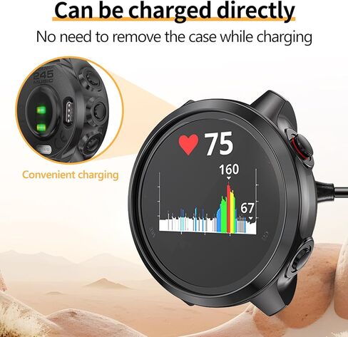 4 قطع من حافظة واقي شاشة الموسيقى Garmin Forerunner 245/245، ملحقات حماية ممتصة للصدمات من مادة TPU الناعمة المضادة للخدش in Kuwait