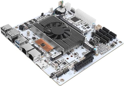 i5-8265U NAS Mini ITX اللوحة الأم 8 Bay SATA 3.0، اللوحة الرئيسية NAS مع 2xi226-V 2.5GbE LAN، 2xM.2 NVMe PCIe3.0 x2، 4K HD+DP NAS MOBO، PCI-E x4، هيكلي بدون ذاكرة وصول عشوائي ولا SSD in Kuwait