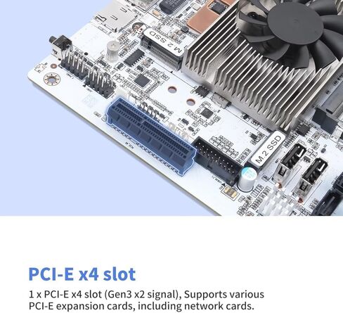 i5-8265U NAS Mini ITX اللوحة الأم 8 Bay SATA 3.0، اللوحة الرئيسية NAS مع 2xi226-V 2.5GbE LAN، 2xM.2 NVMe PCIe3.0 x2، 4K HD+DP NAS MOBO، PCI-E x4، هيكلي بدون ذاكرة وصول عشوائي ولا SSD in Kuwait