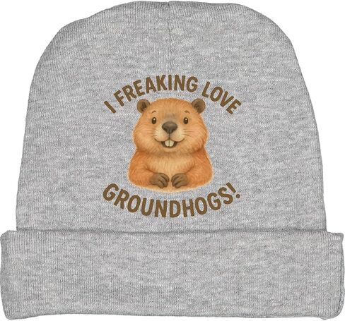 قبعة صغيرة للأطفال من Inktastic I Freaking Love Groundhogs المضحكة ليوم جرذ الأرض in Kuwait