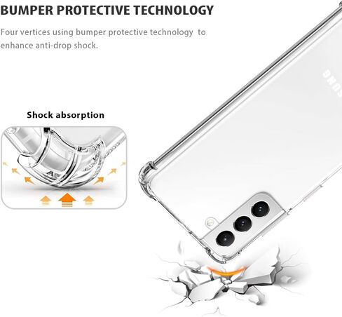 YESPURE مصمم لهاتف Galaxy S23، جراب شفاف مع حزام رقبة قابل للتعديل، شفاف ناعم ورفيع من مادة TPU المضادة للخدش ومضاد للأصفرار ومضاد للصدمات لهاتف Samsung Galaxy S23 - رمادي in Kuwait