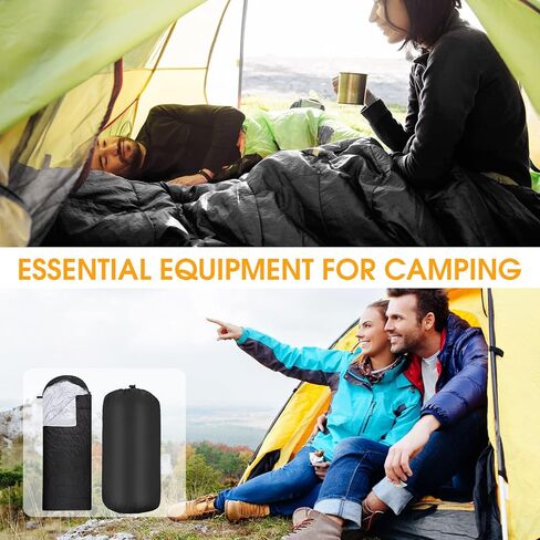Macarrie 48 Pcs Winter Sleeping Bags Bulk for Adults Homeless 4 Season Warm Cold Weather Sleeping Bags with Compression Sack Lightweight Portable Waterproof for Donation Hiking Outdoor in Saudi Arabia