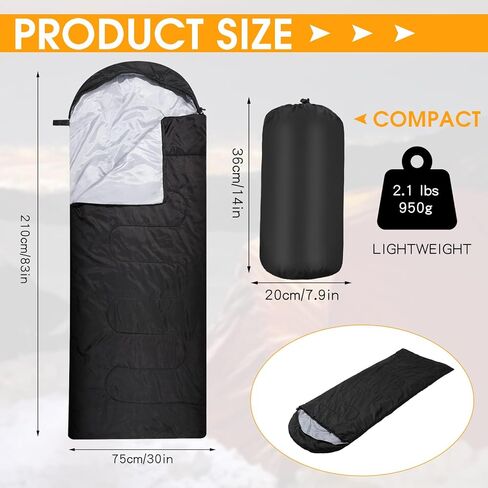 Macarrie 48 Pcs Winter Sleeping Bags Bulk for Adults Homeless 4 Season Warm Cold Weather Sleeping Bags with Compression Sack Lightweight Portable Waterproof for Donation Hiking Outdoor in Saudi Arabia