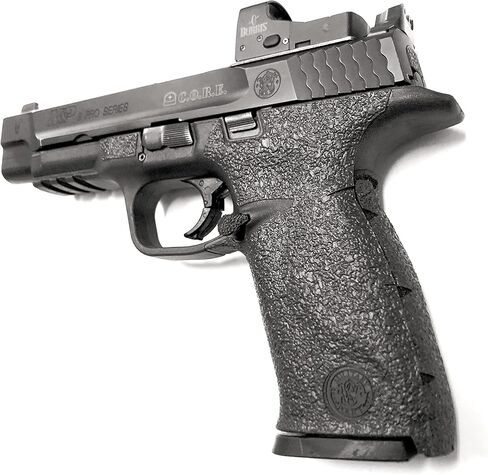 Handleitgrips Gun Grip Tape Wrap for Smith & Wesson كامل الحجم M&P 9mm و 40، تحسينات قبضة المسدس المطاطية المزخرفة، أجزاء المسدس، ملحقات الرماية، in Kuwait