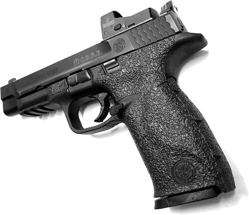 Handleitgrips Gun Grip Tape Wrap for Smith & Wesson كامل الحجم M&P 9mm و 40، تحسينات قبضة المسدس المطاطية المزخرفة، أجزاء المسدس، ملحقات الرماية، in Kuwait