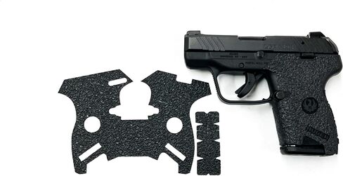Handleitgrips Handgun Grip Tape Compatible with Ruger LCP Max - Black Textured Rubber Pistol Grip Tape, Easy Installation, Gun Parts & Accessories, Veteran Owned, Made in USA in Kuwait