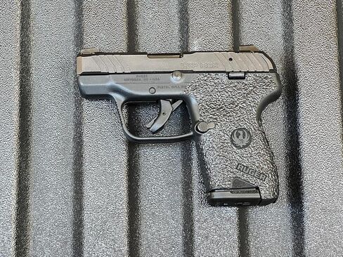 Handleitgrips Handgun Grip Tape Compatible with Ruger LCP Max - Black Textured Rubber Pistol Grip Tape, Easy Installation, Gun Parts & Accessories, Veteran Owned, Made in USA in Kuwait