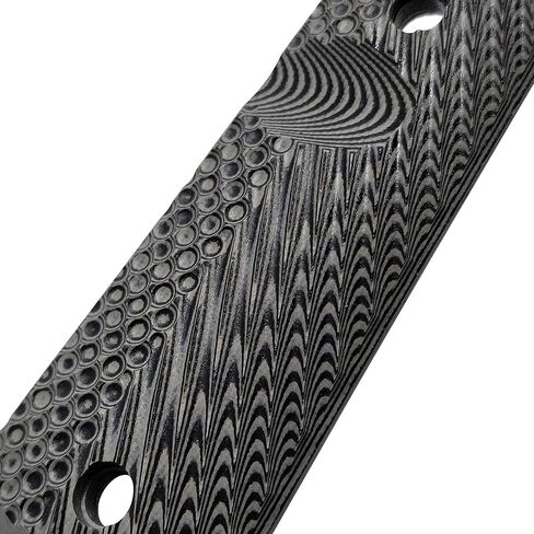 Cool Hand 1911 G10 Grips, Compact/Officer/Kimber Ultra Carry ii, Black Pistol Grips Screws Included, OPS Texture,1/4" Thin in Saudi Arabia