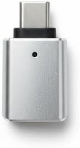 2-حزمة محول OTG من الألومنيوم الفضي من USB C إلى USB 3.0 مع ضوء LED لجهاز من النوع C in Kuwait