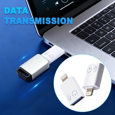 قطعتان من محول Lightning ذكر إلى USB أنثى كابل مزامنة بيانات OTG، محول Lightning إلى USB A لهاتف iPhone 14/13/11/12/Pro Max/Mini/XR/X/XS/8/7، يناسب قارئ بطاقات لوحة المفاتيح MIDI وماوس الكاميرا in Kuwait
