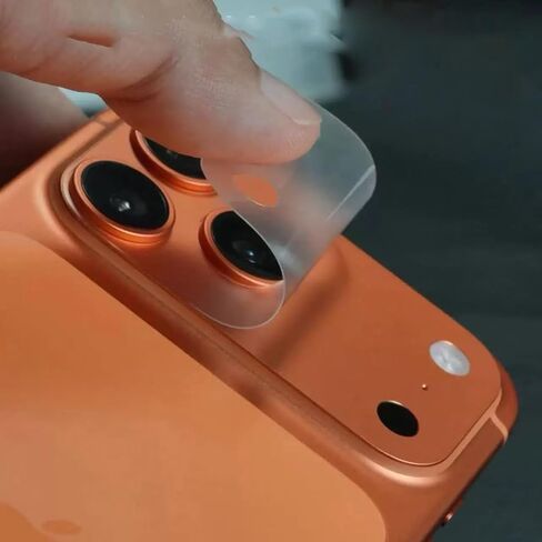 واقي عدسة الكاميرا المجوفة لهاتف iPhone 17 Pro Max، عالي الدقة لامع ورفيع للغاية - 3 عبوات/شفاف in Saudi Arabia