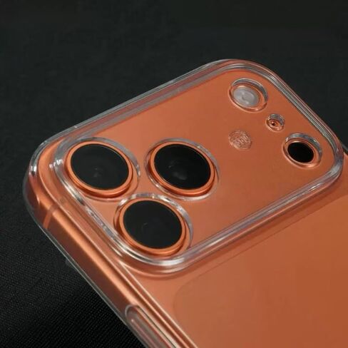واقي عدسة الكاميرا المجوفة لهاتف iPhone 17 Pro Max، عالي الدقة لامع ورفيع للغاية - 3 عبوات/شفاف in Saudi Arabia