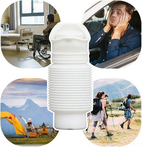 Pee Bottles for Men,Portable Mini Outdoor Camping Travel Shrinkable Personal Mobile Toilet Potty Pee,Traffic Jams and Camping in Saudi Arabia