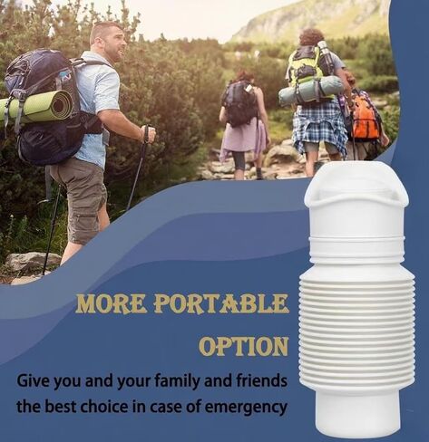 Pee Bottles for Men,Portable Mini Outdoor Camping Travel Shrinkable Personal Mobile Toilet Potty Pee,Traffic Jams and Camping in Saudi Arabia