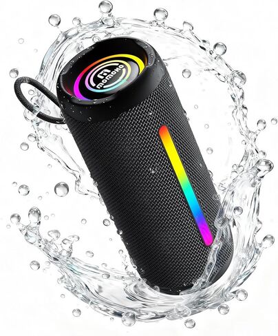 Portable Bluetooth Speaker, IPX7 Waterproof Wireless Speaker, 30W Loud Stereo Sound with Deep Bass, Bluetooth 5.4, EQ Mode for Home/Outdoor/Travel, Birthday Gifts for Adults Men Women Teen (Black) in Saudi Arabia