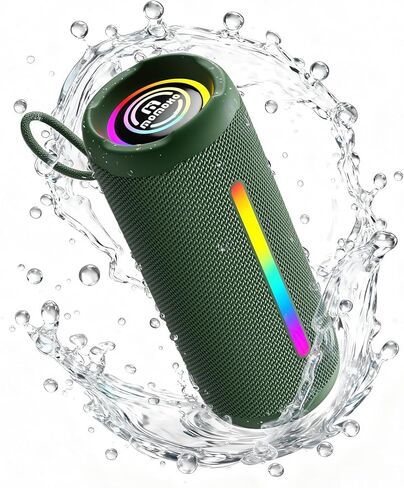 Portable Bluetooth Speaker, IPX7 Waterproof Wireless Speaker, 30W Loud Stereo Sound with Deep Bass, Bluetooth 5.4, EQ Mode for Home/Outdoor/Travel, Birthday Gifts for Adults Men Women Teen (Black) in Saudi Arabia