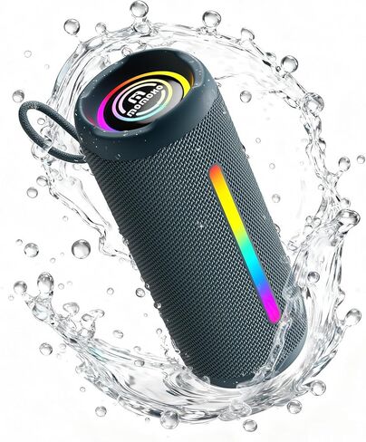Portable Bluetooth Speaker, IPX7 Waterproof Wireless Speaker, 30W Loud Stereo Sound with Deep Bass, Bluetooth 5.4, EQ Mode for Home/Outdoor/Travel, Birthday Gifts for Adults Men Women Teen (Black) in Saudi Arabia
