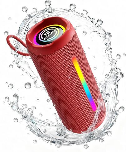 Portable Bluetooth Speaker, IPX7 Waterproof Wireless Speaker, 30W Loud Stereo Sound with Deep Bass, Bluetooth 5.4, EQ Mode for Home/Outdoor/Travel, Birthday Gifts for Adults Men Women Teen (Black) in Saudi Arabia
